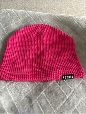 NOBULL  Hot Pink Knit Beanie